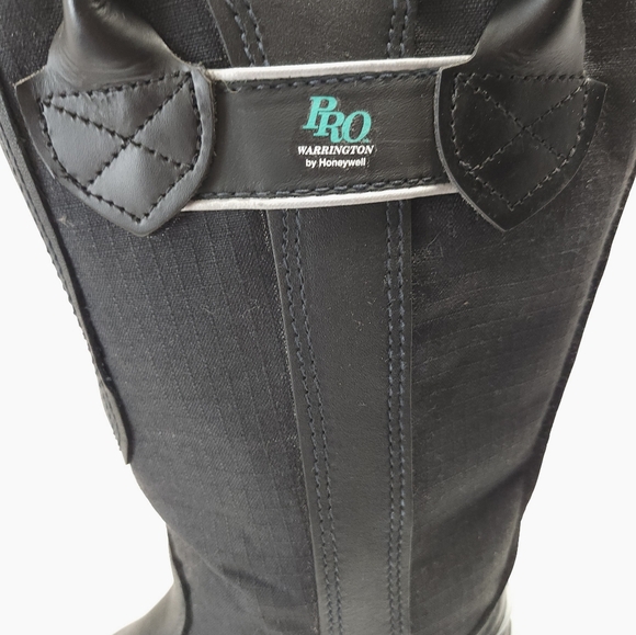 Warrington PRO By Honeywell Firefighter Structural Mens Boots Size 8 D 5007 - Picture 5 of 11